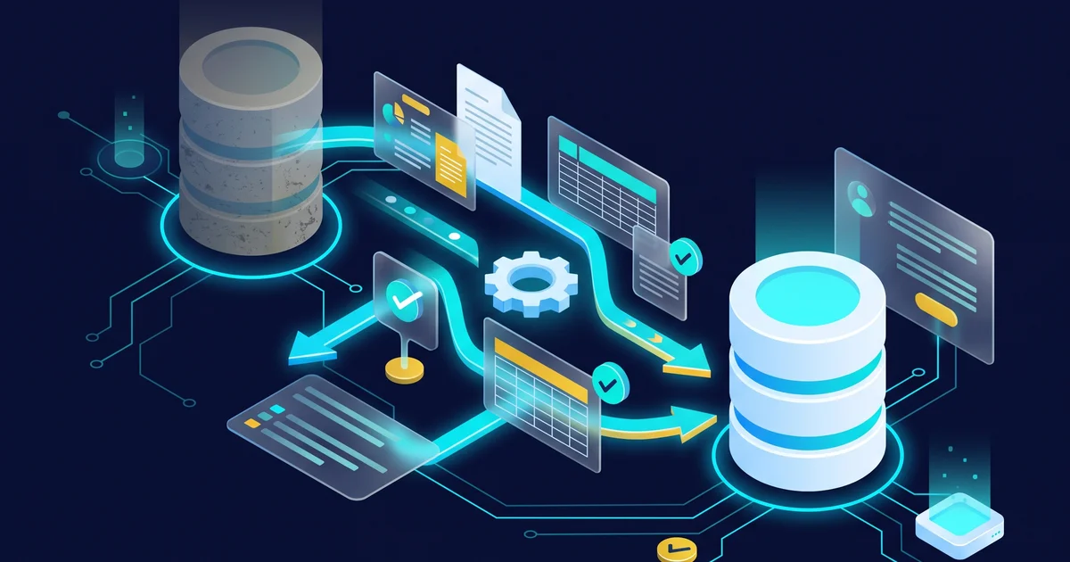 Hero illustration for the article Business Central Data Migration: What Actually Happens When You Move From Your Old System